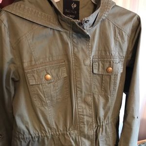 Olive green utility jacket